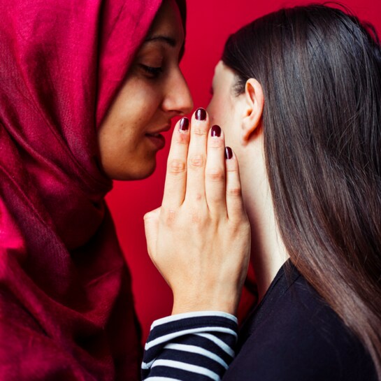 Eine Untreue Und Ungezogene Muslimische Frau